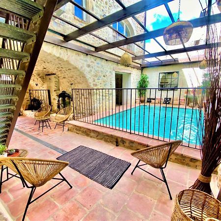 Gite De Groupe 9Ch Ou 3 Gites Independants De 3Ch - Patio Et Piscine Interieure Chauffee Toute L'Annee Vallon-Pont-d'Arc Exterior photo