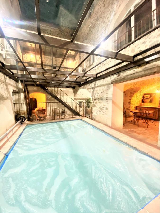 Gite De Groupe 9Ch Ou 3 Gites Independants De 3Ch - Patio Et Piscine Interieure Chauffee Toute L'Annee Vallon-Pont-d'Arc Exterior photo